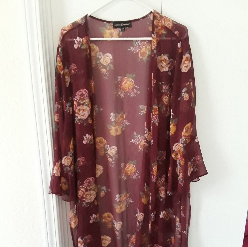 Sheer cardigan